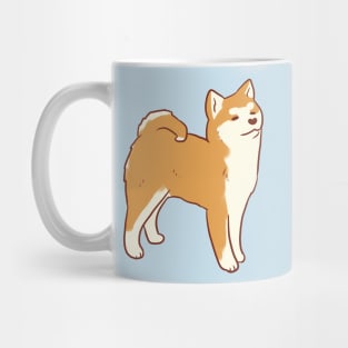 japanese akita illustration Mug